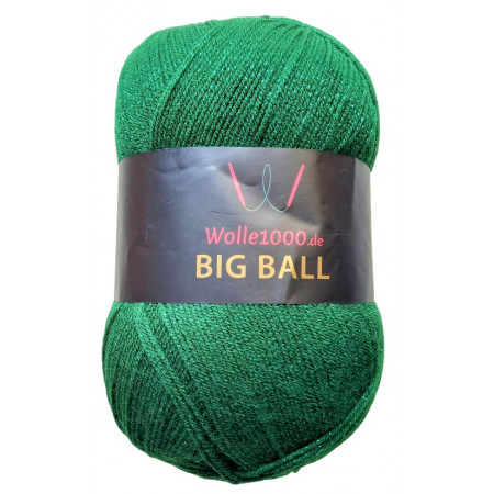 Wolle1000 BigBall Glitzer 270g - Farbe 007 - Grün