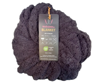 Wolle1000 Blanket - 10 schwarz - 300g