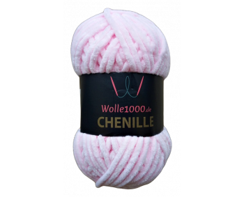 Wolle1000 Chenille - 04 babyrosa - 100g