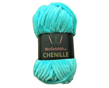 Wolle1000 Chenille - 13 aqua - 100g