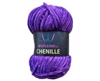 Wolle1000 Chenille - 16 lila - 100g