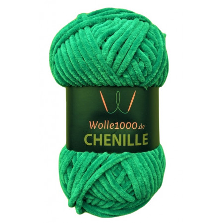 Wolle1000 Chenille - 26 smaragd - 100g