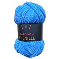 Wolle1000 Chenille - 35 blau - 100g
