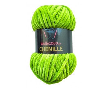 Wolle1000 Chenille - 69 grün - 100g