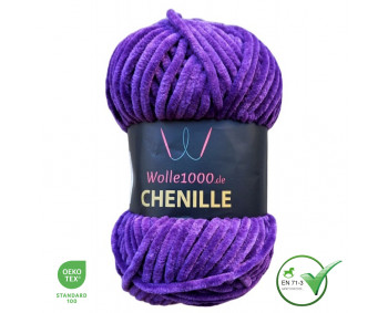 Wolle1000 Chenille - 16 lila - 100g