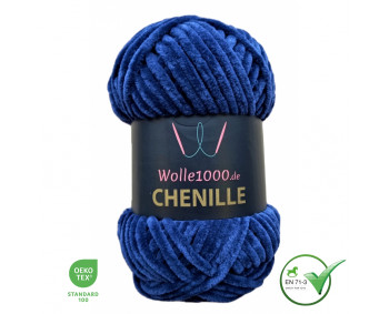 Wolle1000 Chenille - 17 marine - 100g