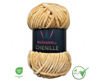 Wolle1000 Chenille - 18 camel - 100g
