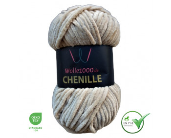Wolle1000 Chenille - 45 beige - 100g