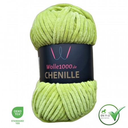 Wolle1000 Chenille - 46 grün - 100g