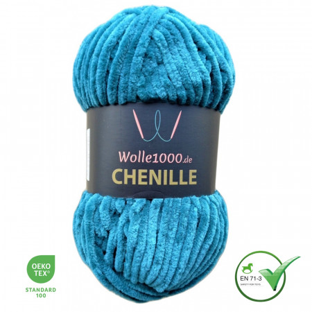 Wolle1000 Chenille - 63 petrol - 100g
