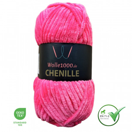 Wolle1000 Chenille - 64 candy - 100g