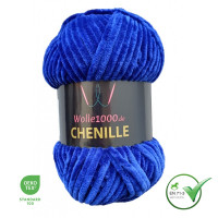 Wolle1000 Chenille - 68 royalblau - 100g