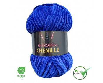 Wolle1000 Chenille - 68 royalblau - 100g