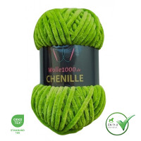 Wolle1000 Chenille - 69 grün - 100g