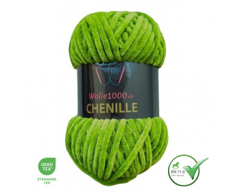 Wolle1000 Chenille - 69 grün - 100g