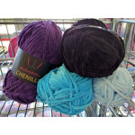 Wolle1000 Chenille - 16 lila - 100g