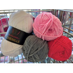 Wolle1000 Chenille - 28 goldbraun - 100g