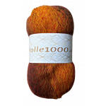 Wolle1000 Rainbow Sox 4 - Farbe 71  - gelb-rot-braun