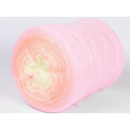 Wolle1000 - Trend Acrylic - Farbe 115 (Vanille-Quarz-Rosa) 2000m Bobbel