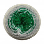 Wolle1000 - Trend Acrylic - Farbe 127 (Grün-Hellgrau-Creme) 2000m Bobbel