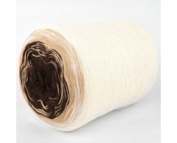 Wolle1000 - Trend Acrylic - Farbe 181 (Braun-Beige-Creme) 2000m Bobbel