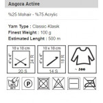 Angora Active von YarnArt - 100g - Farbe 848