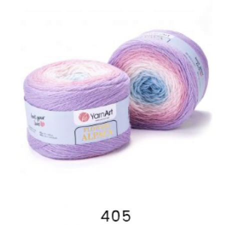 Flowers Alpaca von YarnArt - 250g - Farbe 405