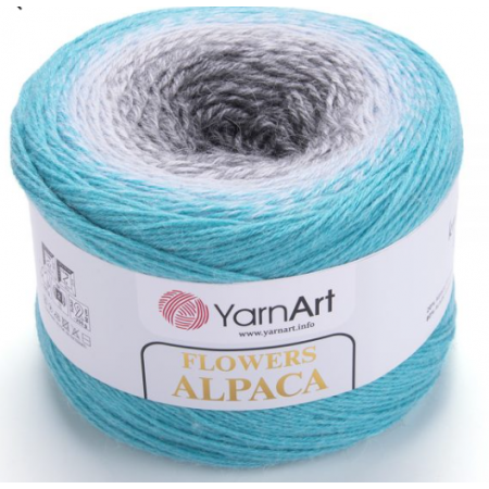 Flowers Alpaca von YarnArt - 250g - Farbe 412