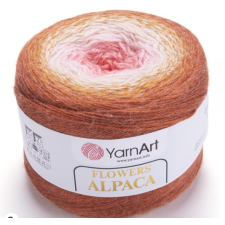 Flowers Alpaca von YarnArt - 250g - Farbe 414