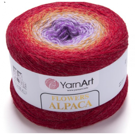 Flowers Alpaca von YarnArt - 250g - Farbe 419