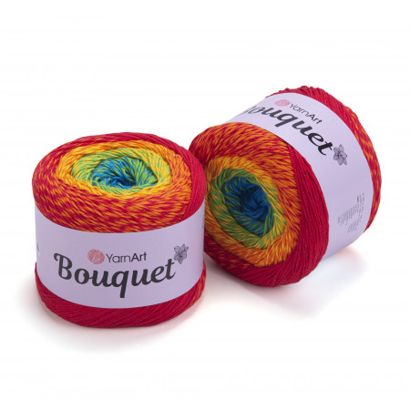 Bouquet von YarnArt - 100% Baumwolle - 250g - Farbe 725