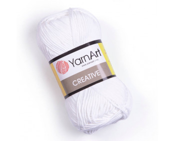 Creative von YarnArt - 100% Baumwolle - 50g - 220 weiss