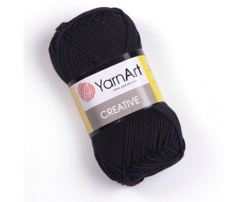 Creativ von YarnArt - 100% Baumwolle - 50g - 221 schwarz