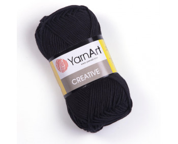 Creative von YarnArt - 100% Baumwolle - 50g - 221 schwarz