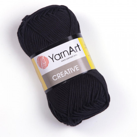 Creative von YarnArt - 100% Baumwolle - 50g - 221 schwarz