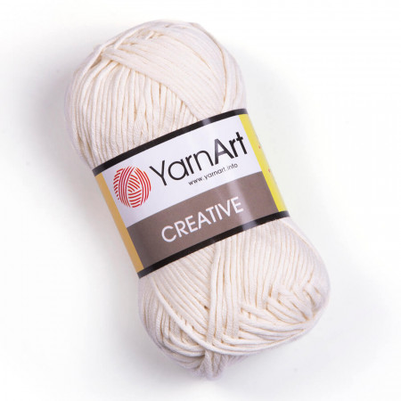 Creative von YarnArt - 100% Baumwolle - 50g - 222 creme