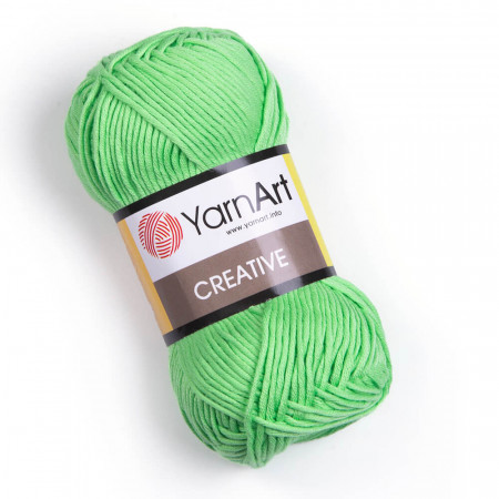 Creative von YarnArt - 100% Baumwolle - 50g - 226 neongrün