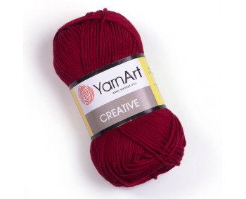 Creative von YarnArt - 100% Baumwolle - 50g - 238 bordo