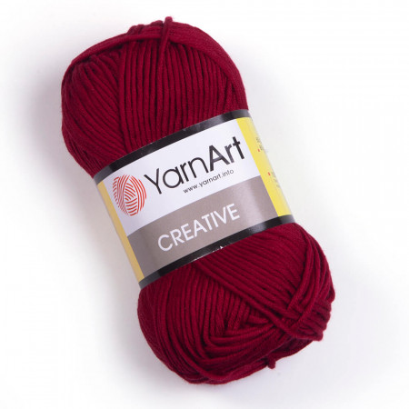 Creative von YarnArt - 100% Baumwolle - 50g - 238 bordo