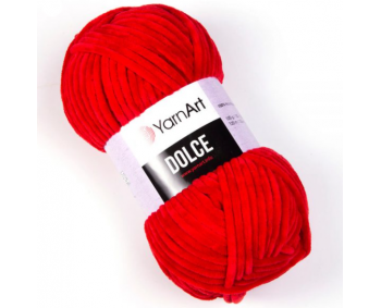 Dolce von YarnArt - 100g Chenille Garn - Farbe 748 rot