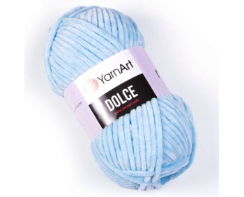 Dolce von YarnArt - 100g Chenille Garn - Farbe 749 hellblau