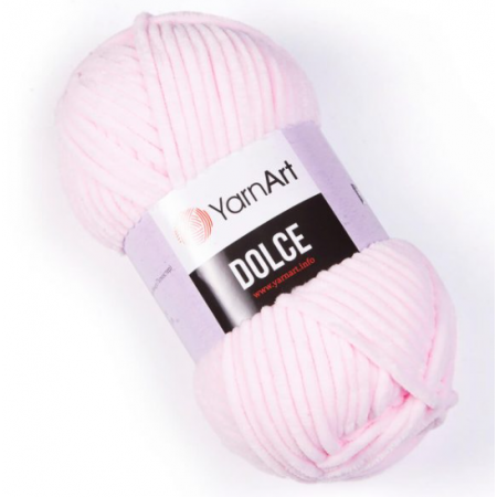 Dolce von YarnArt - 100g Chenille Garn - Farbe 750 babyrosa