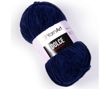 Dolce von YarnArt - 100g Chenille Garn - Farbe 756 marine
