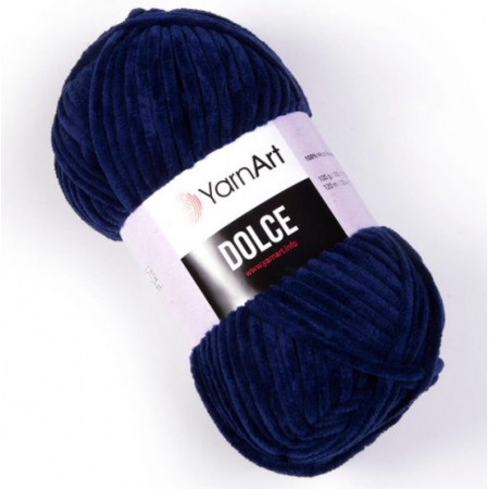 Dolce von YarnArt - 100g Chenille Garn - Farbe 756 marine