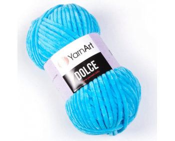 Dolce von YarnArt - 100g Chenille Garn - Farbe 758 türkis