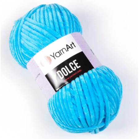 Dolce von YarnArt - 100g Chenille Garn - Farbe 758 türkis