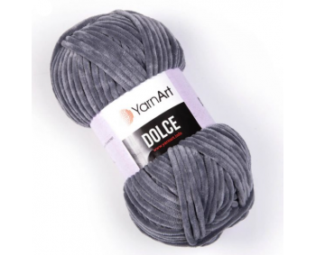 Dolce von YarnArt - 100g Chenille Garn - Farbe 760 grau