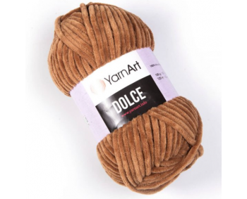 Dolce von YarnArt - 100g Chenille Garn - Farbe 765 braun