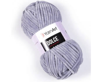 Dolce von YarnArt - 100g Chenille Garn - Farbe 782 hellgrau