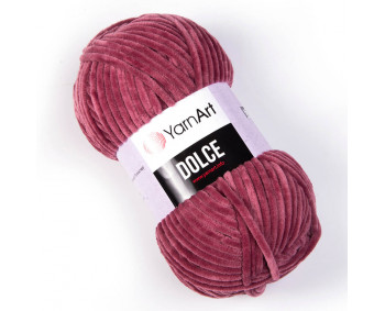 Dolce von YarnArt - 100g Chenille Garn - Farbe 751 beere